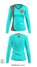 Hillbilly Lawn Works And Repair 55807073 Women's Long Sleeve V-neck Shirt - 123