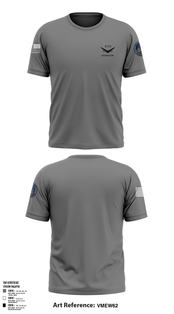 Old School Cotton Feel Shirt, Bravo Company, 2-13th AVN REGT, Army, Teamtime, Team time, sublimation, custom sports apparel, team uniforms, spirit wear, spiritwear, sports uniforms, custom shirts, team store, custom team store, fundraiser sports, apparel fundraiser