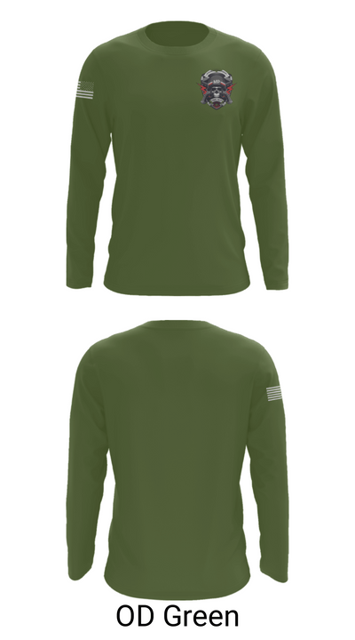 527th MP CO 93660019 Long Sleeve Performance Shirt - 46