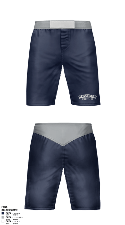 Central Girls Wrestling 97612951 Fight Shorts - 1