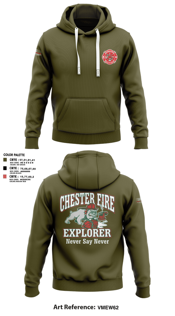 Hoodie, Chester fire explorers, Fire Department, Teamtime, Team time, sublimation, custom sports apparel, team uniforms, spirit wear, spiritwear, sports uniforms, custom shirts, team store, custom team store, fundraiser sports, apparel fundraiser