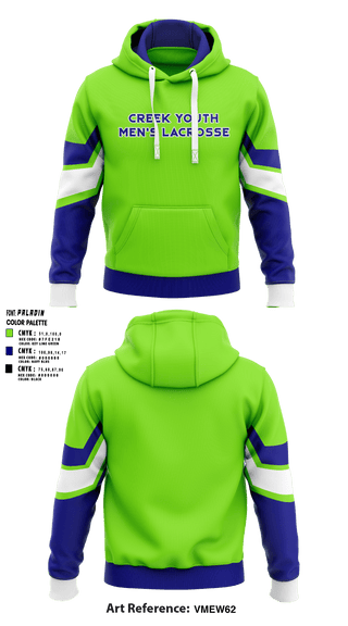 Hoodie, Creek Youth Lacrosse, Men's Lacrosse, Teamtime, Team time, sublimation, custom sports apparel, team uniforms, spirit wear, spiritwear, sports uniforms, custom shirts, team store, custom team store, fundraiser sports, apparel fundraiser