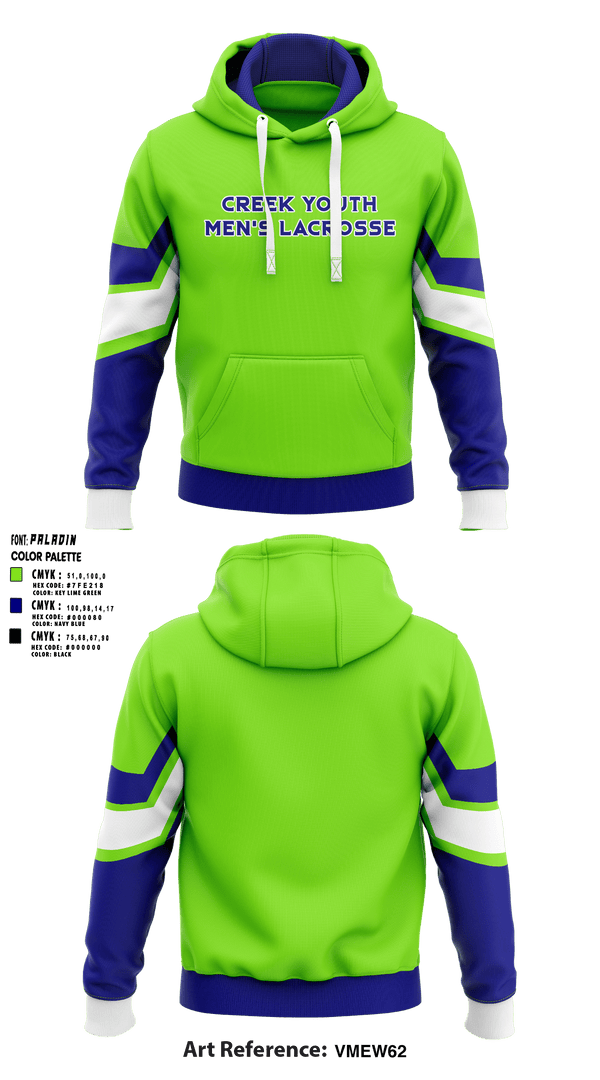 Hoodie, Creek Youth Lacrosse, Men's Lacrosse, Teamtime, Team time, sublimation, custom sports apparel, team uniforms, spirit wear, spiritwear, sports uniforms, custom shirts, team store, custom team store, fundraiser sports, apparel fundraiser