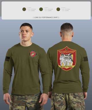 Long Sleeve Performance Shirt, Wounded warrior battalion east, Marines, Teamtime, Team time, sublimation, custom sports apparel, team uniforms, spirit wear, spiritwear, sports uniforms, custom shirts, team store, custom team store, fundraiser sports, apparel fundraiser