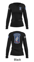 Sky Soldiers 34003392 Women's Long Sleeve V-neck Shirt - 37