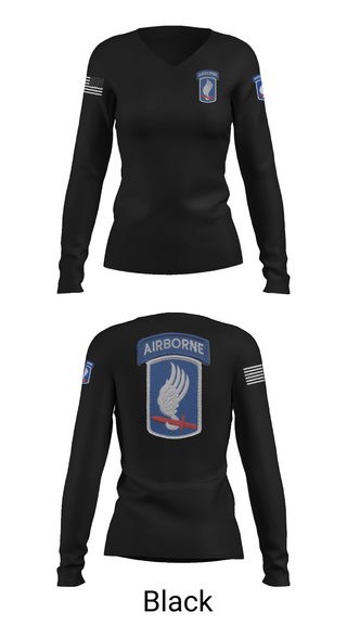 Womens Long Sleeve Vneck Shirt, Sky Soldiers, , Teamtime, Team time, sublimation, custom sports apparel, team uniforms, spirit wear, spiritwear, sports uniforms, custom shirts, team store, custom team store, fundraiser sports, apparel fundraiser