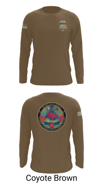 Criminal Apprehension Program 50109474 Long Sleeve Performance Shirt - 6