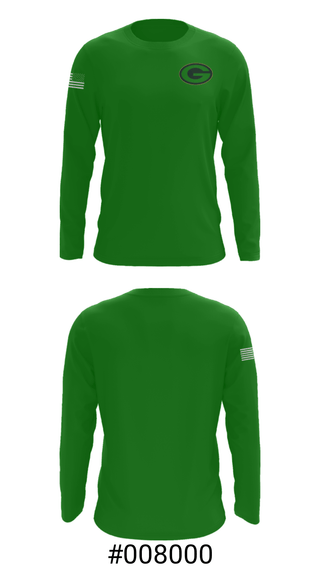 Long Sleeve Performance Shirt, Glenvar High School Track, Track & Field, Teamtime, Team time, sublimation, custom sports apparel, team uniforms, spirit wear, spiritwear, sports uniforms, custom shirts, team store, custom team store, fundraiser sports, apparel fundraiser