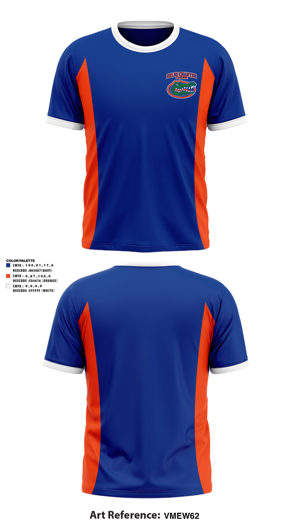Old School Cotton Feel Shirt, Delhi Charter School Cheer, Cheer, Teamtime, Team time, sublimation, custom sports apparel, team uniforms, spirit wear, spiritwear, sports uniforms, custom shirts, team store, custom team store, fundraiser sports, apparel fundraiser