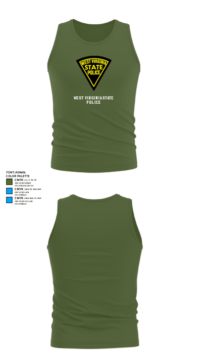 West Virginia State Police 52894228 Tank Top - 56
