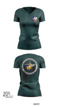 Goodfellow AFB MCD 8795837 Women's Short Sleeve V-neck Shirt - 122