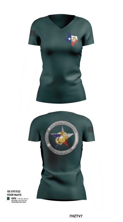 Goodfellow AFB MCD 8795837 Women's Short Sleeve V-neck Shirt - 122