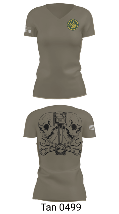 46th MP Co 42488170 Women's Short Sleeve V-neck Shirt - 67