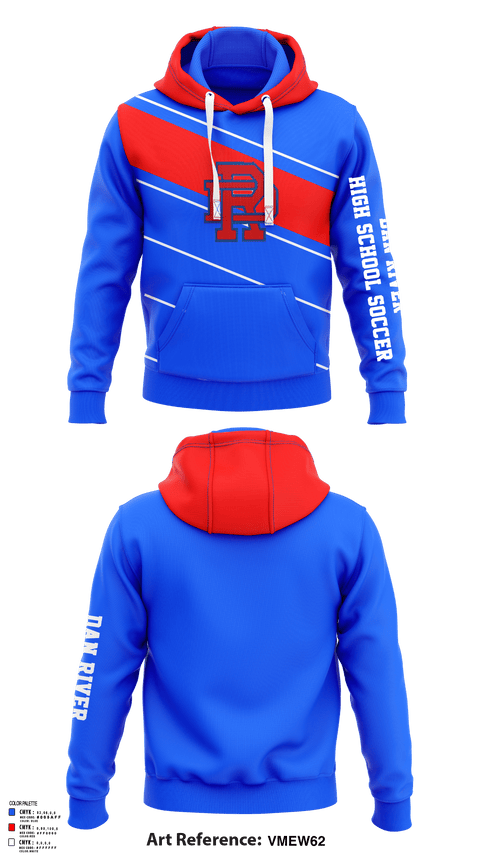 Hoodie, Dan River High School Soccer, Men's Soccer, Teamtime, Team time, sublimation, custom sports apparel, team uniforms, spirit wear, spiritwear, sports uniforms, custom shirts, team store, custom team store, fundraiser sports, apparel fundraiser