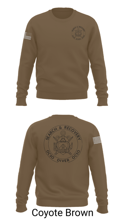 Underwater Search & Recovery Team 25630858 Crew Neck Sweatshirt - 5
