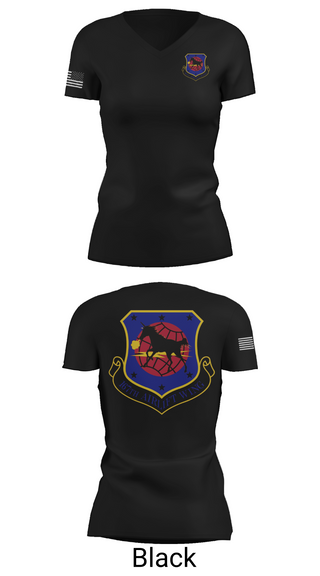 Womens Short Sleeve Vneck Shirt, 167th air wing, , Teamtime, Team time, sublimation, custom sports apparel, team uniforms, spirit wear, spiritwear, sports uniforms, custom shirts, team store, custom team store, fundraiser sports, apparel fundraiser