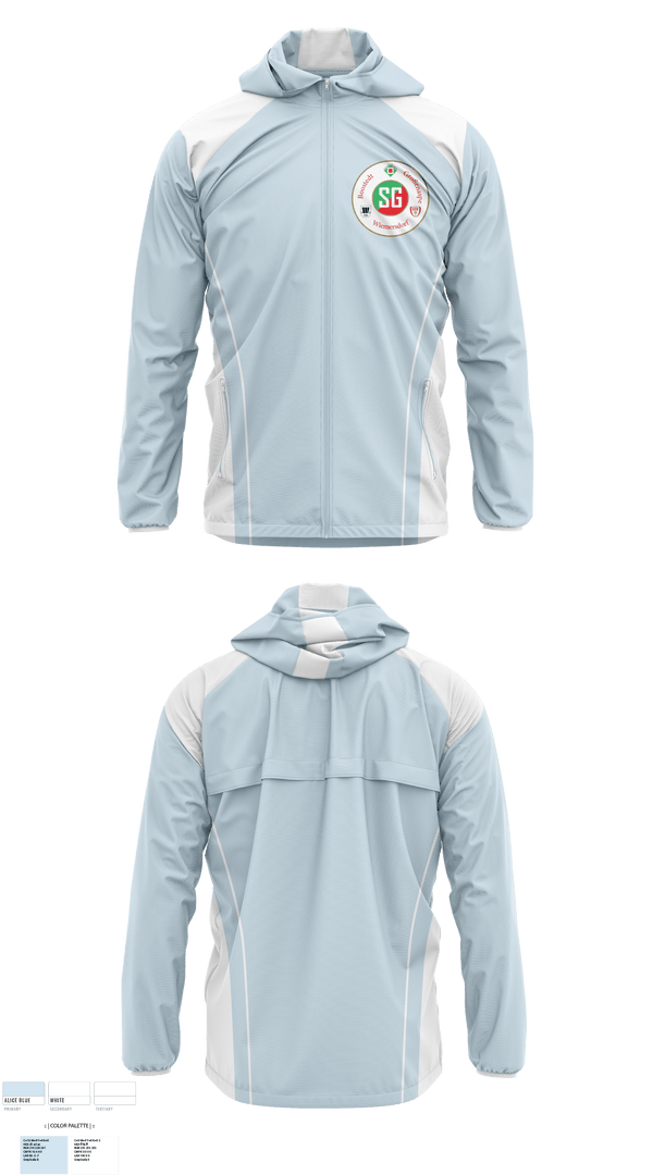 Windbreaker, SV Boostedt, Men's Soccer, Teamtime, Team time, sublimation, custom sports apparel, team uniforms, spirit wear, spiritwear, sports uniforms, custom shirts, team store, custom team store, fundraiser sports, apparel fundraiser