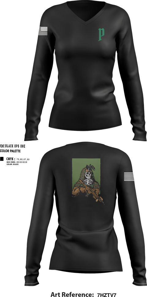Womens Long Sleeve Vneck Shirt, Pozer Team, , Teamtime, Team time, sublimation, custom sports apparel, team uniforms, spirit wear, spiritwear, sports uniforms, custom shirts, team store, custom team store, fundraiser sports, apparel fundraiser