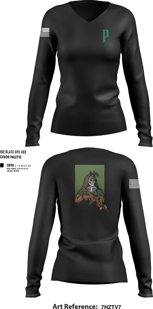 Womens Long Sleeve Vneck Shirt, Pozer Team, , Teamtime, Team time, sublimation, custom sports apparel, team uniforms, spirit wear, spiritwear, sports uniforms, custom shirts, team store, custom team store, fundraiser sports, apparel fundraiser