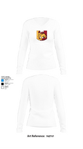 Harding University High School Basketball 22142209 Women's Long Sleeve V-neck Shirt -1 15