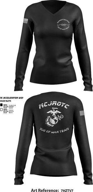 Womens Long Sleeve Vneck Shirt, Tug of War, , Teamtime, Team time, sublimation, custom sports apparel, team uniforms, spirit wear, spiritwear, sports uniforms, custom shirts, team store, custom team store, fundraiser sports, apparel fundraiser