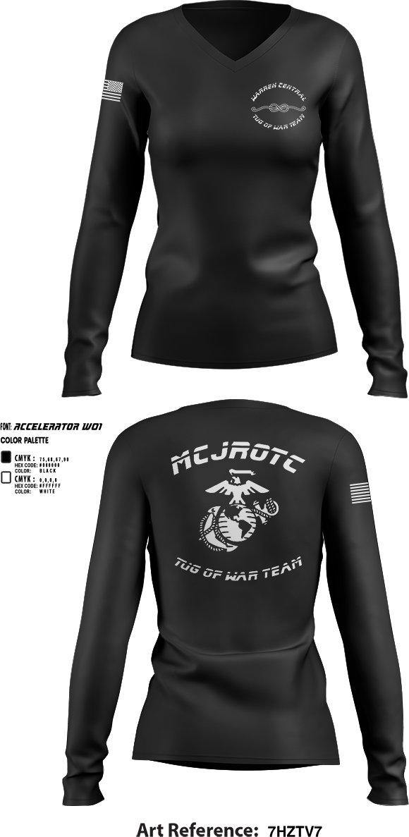 Womens Long Sleeve Vneck Shirt, Tug of War, , Teamtime, Team time, sublimation, custom sports apparel, team uniforms, spirit wear, spiritwear, sports uniforms, custom shirts, team store, custom team store, fundraiser sports, apparel fundraiser