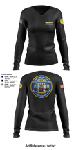 MSU Sturgeon Bay 88704328 Women's Long Sleeve V-neck Shirt - 3