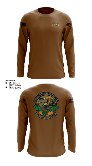 Long Sleeve Performance Shirt, , Air Force, Teamtime, Team time, sublimation, custom sports apparel, team uniforms, spirit wear, spiritwear, sports uniforms, custom shirts, team store, custom team store, fundraiser sports, apparel fundraiser