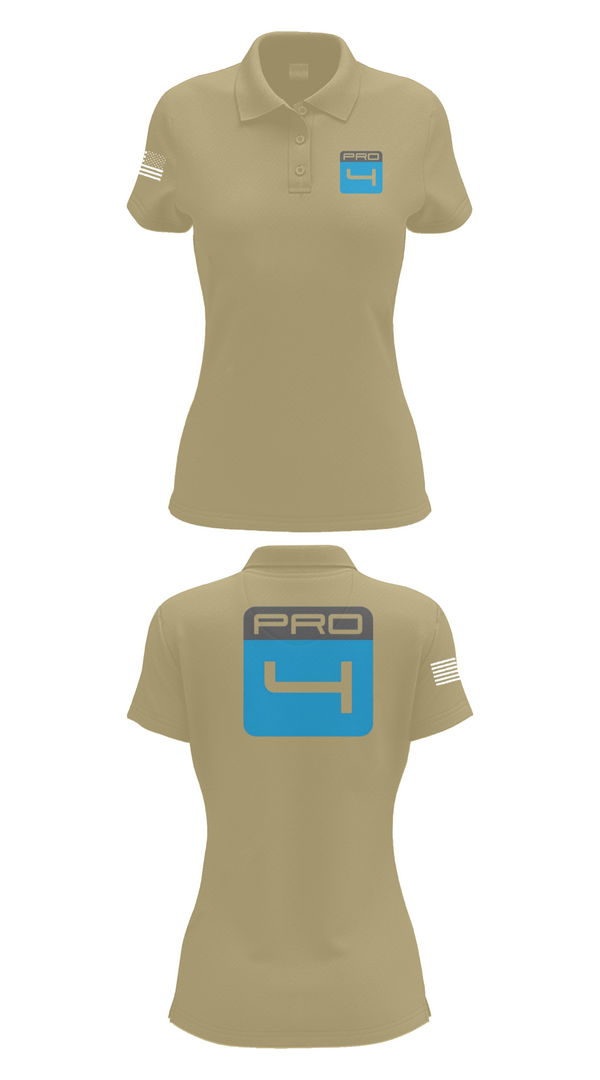 Womens Short Sleeve Performance Polo, Pro 4, , Teamtime, Team time, sublimation, custom sports apparel, team uniforms, spirit wear, spiritwear, sports uniforms, custom shirts, team store, custom team store, fundraiser sports, apparel fundraiser