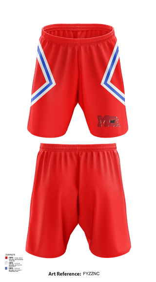 Athletic Shorts With Pockets, Marion High School Cheer, Cheer, Teamtime, Team time, sublimation, custom sports apparel, team uniforms, spirit wear, spiritwear, sports uniforms, custom shirts, team store, custom team store, fundraiser sports, apparel fundraiser