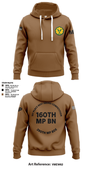 Hoodie, 160th mp bn, Army, Teamtime, Team time, sublimation, custom sports apparel, team uniforms, spirit wear, spiritwear, sports uniforms, custom shirts, team store, custom team store, fundraiser sports, apparel fundraiser