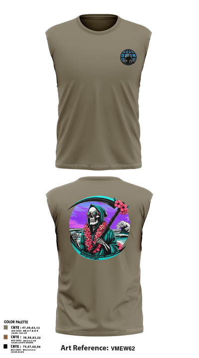REAPERS, FT SHAFTER 63519061 Sleeveless Performance Shirt - 1