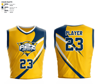 A2Z Select 95555799 Mens Reversible Basketball Jersey - 1