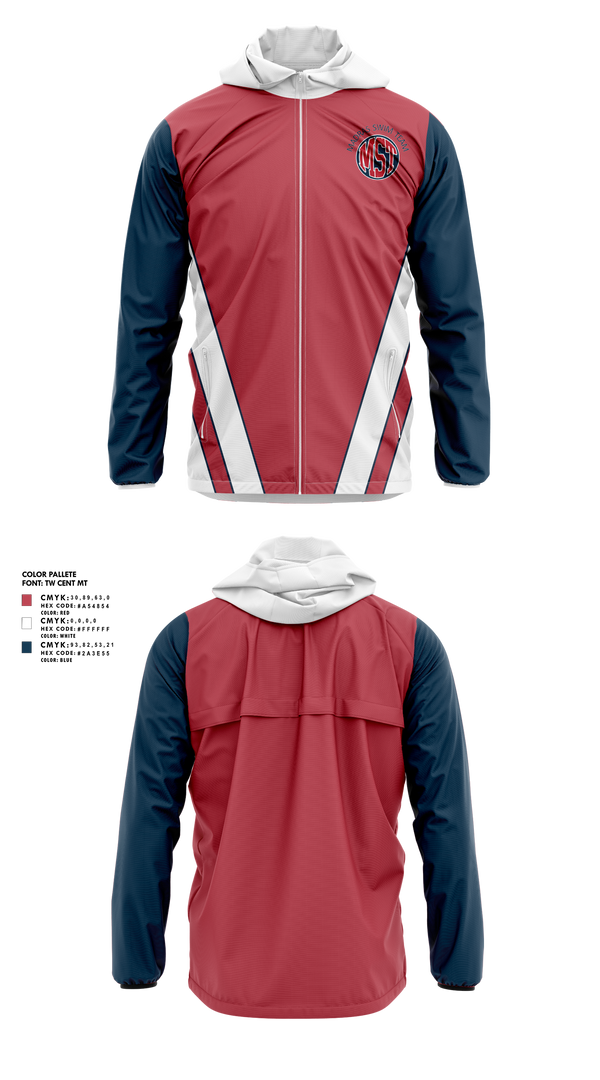 Windbreaker, Madras High School Swimming, Swimming, Teamtime, Team time, sublimation, custom sports apparel, team uniforms, spirit wear, spiritwear, sports uniforms, custom shirts, team store, custom team store, fundraiser sports, apparel fundraiser