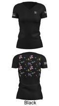 Chin Bum Balloons 30607098 Women's Short Sleeve V-neck Shirt - 38