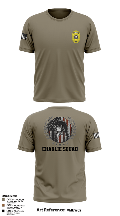 Charlie Squad 41668250 Old School Cotton Feel Shirt - 4