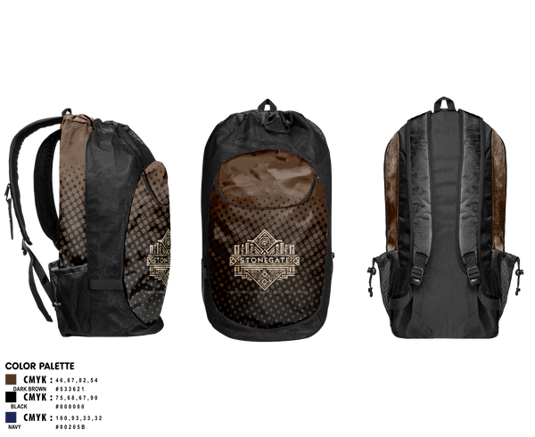 Gear Bag, STONEGATE, , Teamtime, Team time, sublimation, custom sports apparel, team uniforms, spirit wear, spiritwear, sports uniforms, custom shirts, team store, custom team store, fundraiser sports, apparel fundraiser
