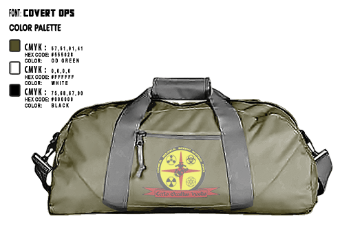 Duffle Bag, CBIRF, Marines, Teamtime, Team time, sublimation, custom sports apparel, team uniforms, spirit wear, spiritwear, sports uniforms, custom shirts, team store, custom team store, fundraiser sports, apparel fundraiser