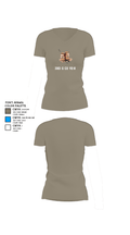 3rd G Co v2/8 21676993 Women's Short Sleeve V-neck Shirt - 64