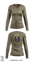 2-137th IN RGMT 48861917 Women's Long Sleeve V-neck Shirt - 106