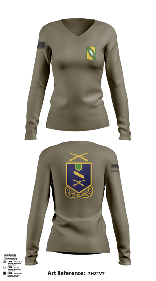 Womens Long Sleeve Vneck Shirt, 2-137th IN RGMT, National Guard, Teamtime, Team time, sublimation, custom sports apparel, team uniforms, spirit wear, spiritwear, sports uniforms, custom shirts, team store, custom team store, fundraiser sports, apparel fundraiser