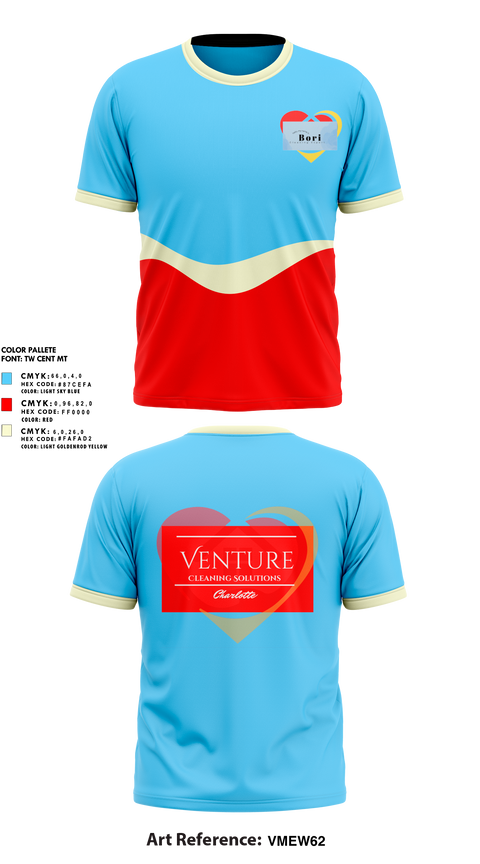 Short Sleeve Performance Shirt, Venture cleaning solutions, , Teamtime, Team time, sublimation, custom sports apparel, team uniforms, spirit wear, spiritwear, sports uniforms, custom shirts, team store, custom team store, fundraiser sports, apparel fundraiser