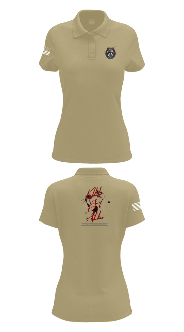 Womens Short Sleeve Performance Polo, Bounty hunters, , Teamtime, Team time, sublimation, custom sports apparel, team uniforms, spirit wear, spiritwear, sports uniforms, custom shirts, team store, custom team store, fundraiser sports, apparel fundraiser