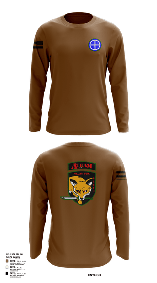 Long Sleeve Performance Shirt, A co 935th ASB 3rd Platoon, National Guard, Teamtime, Team time, sublimation, custom sports apparel, team uniforms, spirit wear, spiritwear, sports uniforms, custom shirts, team store, custom team store, fundraiser sports, apparel fundraiser