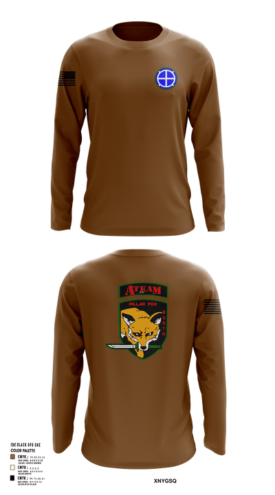 A co 935th ASB 3rd Platoon 87563624 Long Sleeve Performance Shirt - 126