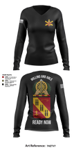 4-5 ADA 78565331 Women's Long Sleeve V-neck Shirt - 107