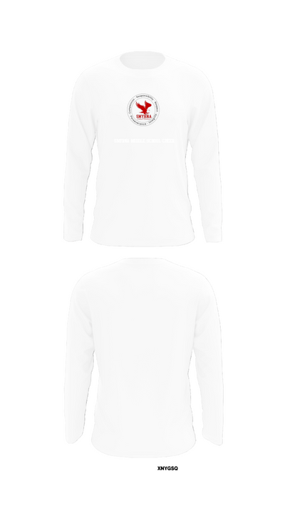 Smyrna Middle School Cheer 21576863 Long Sleeve Performance Shirt - 8