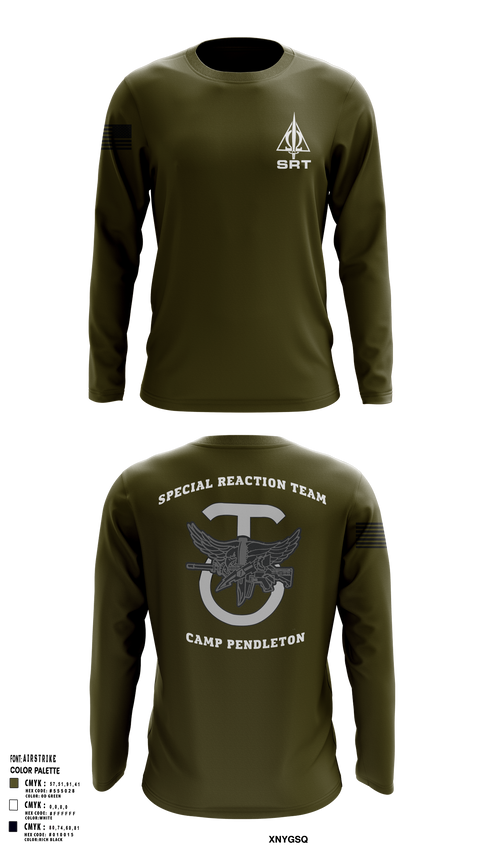 Long Sleeve Performance Shirt, Special Reaction Team, Marines, Teamtime, Team time, sublimation, custom sports apparel, team uniforms, spirit wear, spiritwear, sports uniforms, custom shirts, team store, custom team store, fundraiser sports, apparel fundraiser