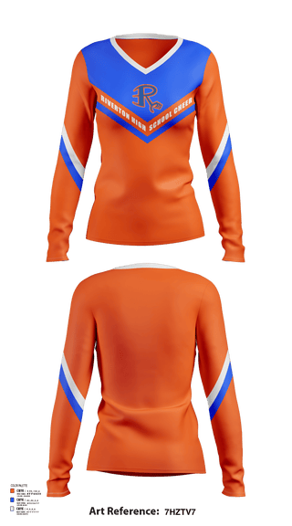 Womens Long Sleeve Vneck Shirt, Riverton High School Cheer, Cheer, Teamtime, Team time, sublimation, custom sports apparel, team uniforms, spirit wear, spiritwear, sports uniforms, custom shirts, team store, custom team store, fundraiser sports, apparel fundraiser