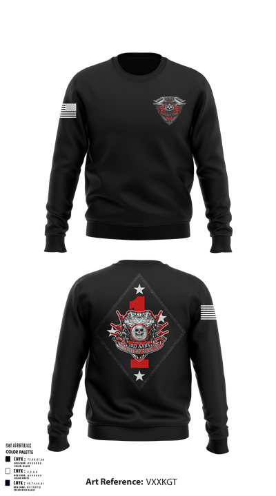 3rd AABN MTU 16742717 Crew Neck Sweatshirt - 131